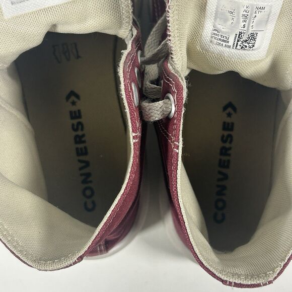 Converse Chuck Taylor All Star Move Platform Women's 8.5 Dark Red White A02430C - Picture 9 of 10